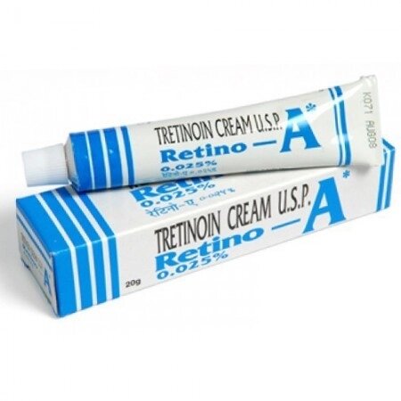 Janssen Tretinoin cream U. S. R. Retino-A 0,025% Крем Retino A Третиноин 0.05%(выраженное пигментирование кожи, от компании Интернет-магазин ayurvedic by - фото 1
