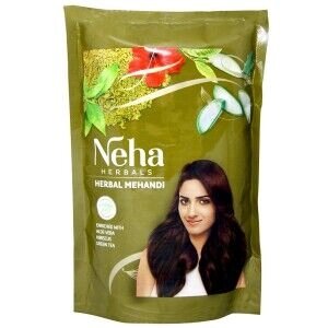 Краска для волос на основе натуральной хны Neha Herbals (Темно каштановый), 25 г