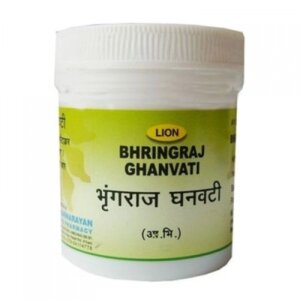 LION Bhringraj chanvati Бхинградж Гханвати (против выпадения и поседения волос, антистресс), 50 таб.