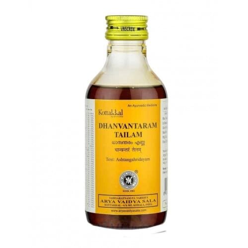 Масло Дханвантарам Тайлам (Dhanvantaram Tailam) Kottakkal, 200 мл от компании Интернет-магазин ayurvedic by - фото 1