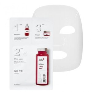 MISSHA Подтягивающая маска для лица 3-step Lifting Mask 1.5г,25г,1.5г