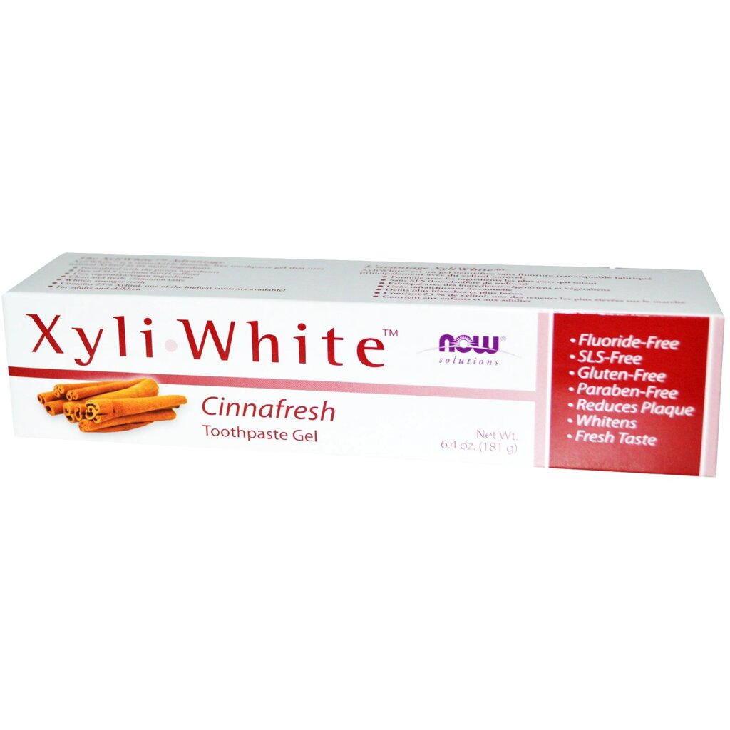 Now Foods Освежающая зубная гель-паста Xyliwhite, 181г от компании Интернет-магазин ayurvedic by - фото 1