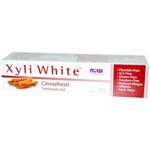 Now Foods Освежающая зубная гель-паста Xyliwhite, 181г