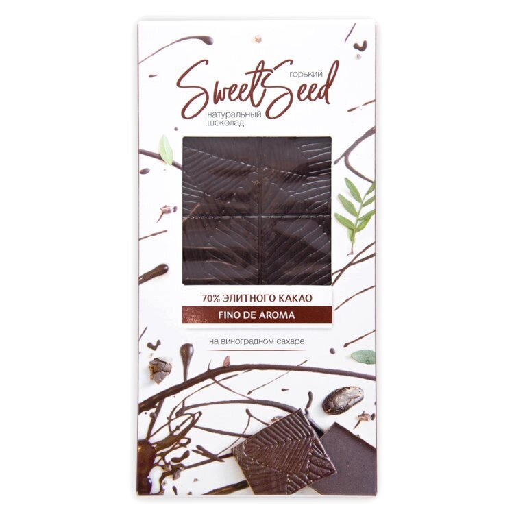 ОБРАЗ ЖИЗНИ Шоколад горький на виноградном сахаре, 70% какао, 85 г от компании Интернет-магазин ayurvedic by - фото 1