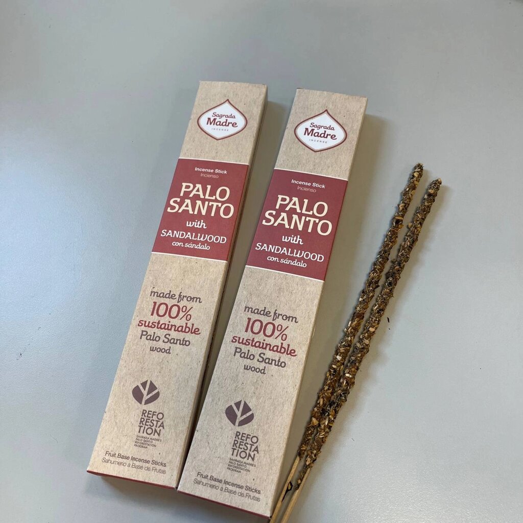 ПАЛО САНТО и САНДАЛ / PALO SANTO and SANDALWOOD ЛИНЕЙКА ПАЛО САНТО/PALO SANTO LINE благовония Sagrada Madre (Аргентина) от компании Интернет-магазин ayurvedic by - фото 1