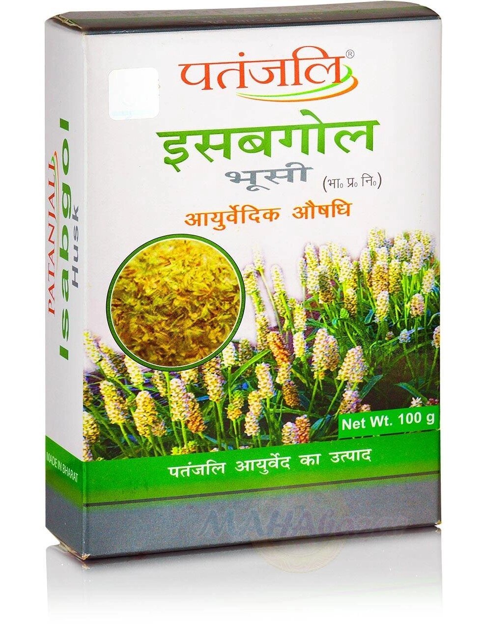 Patanjali Isabgol Husk Аюрведическое слабительное порошок исабгол, 100 г от компании Интернет-магазин ayurvedic by - фото 1