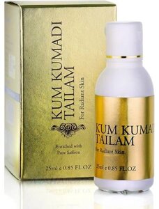 Кумкумади, омолаживающее масло для кожи, 50 мл, Васу; Kum Kumadi Oil, 50 ml, Vasu