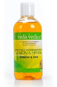 Veda Vedica Шампунь с кондиционером Лимон и хна, 250 мл