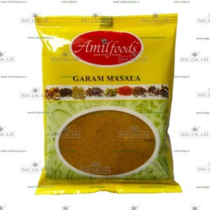 СМЕСЬ ПРЯНОСТЕЙ ГАРАМ МАСАЛА "AMILFOODS", 100 г