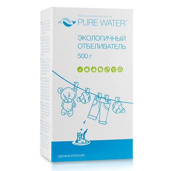 PURE WATER Экологичный отбеливатель, 500 г от компании Интернет-магазин ayurvedic by - фото 1
