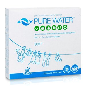 PURE WATER Стиральный порошок, 300 г