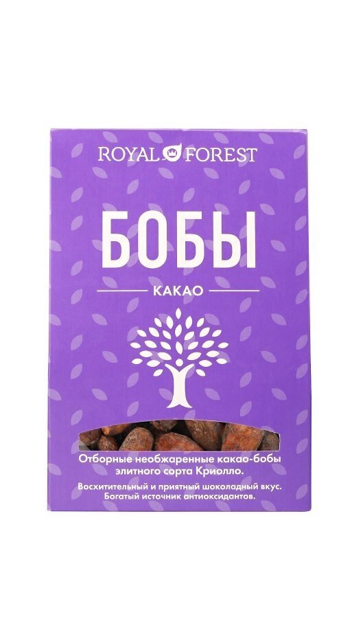 ROYAL FOREST Бобы-какао 100 г от компании Интернет-магазин ayurvedic by - фото 1