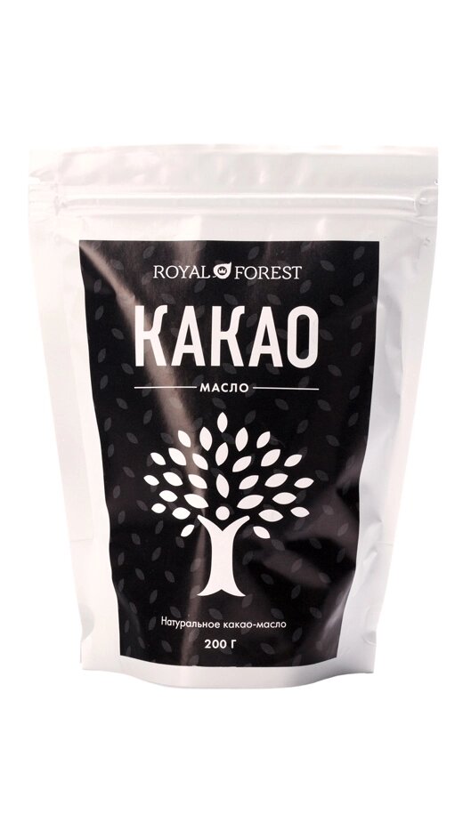 ROYAL FOREST Какао-масло натуральное, 200 г от компании Интернет-магазин ayurvedic by - фото 1