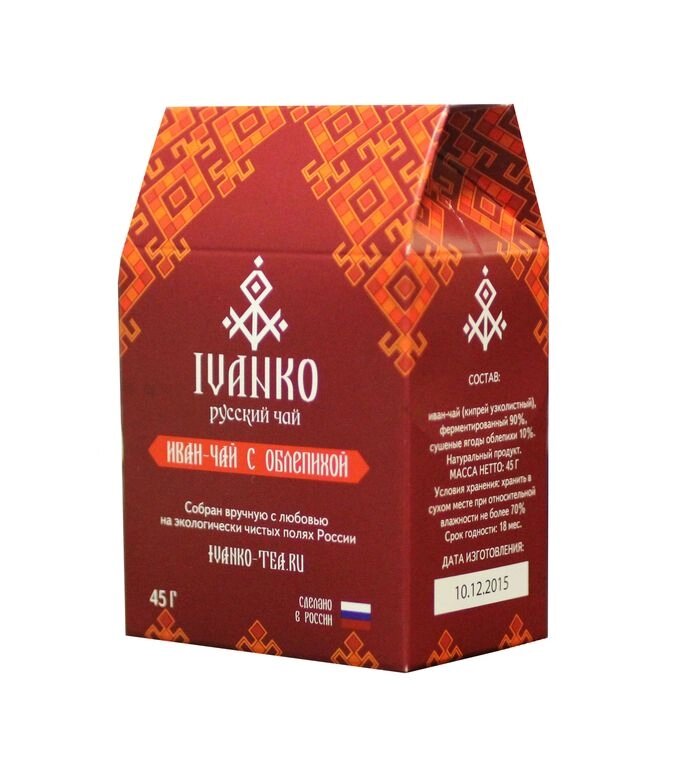 Русский чай IVANKO с облепихой 45 г от компании Интернет-магазин ayurvedic by - фото 1