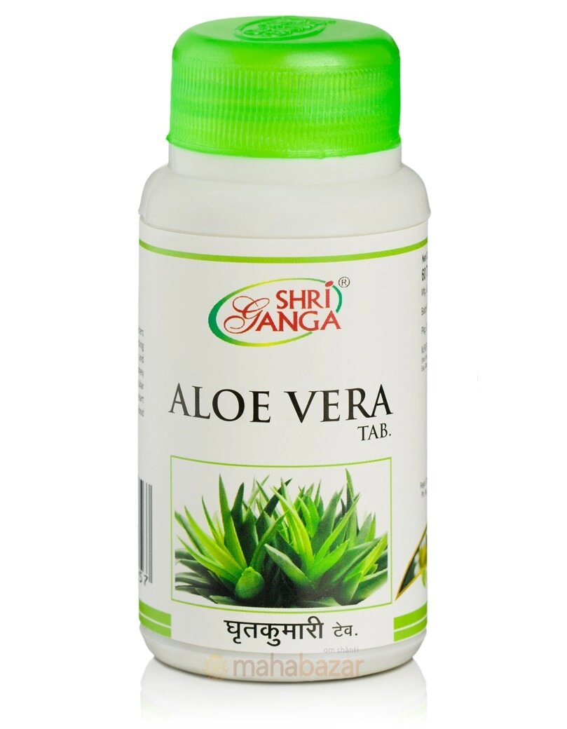 Shri Ganga Aloe Vera Алоэ Вера, 60 таб. от компании Интернет-магазин ayurvedic by - фото 1