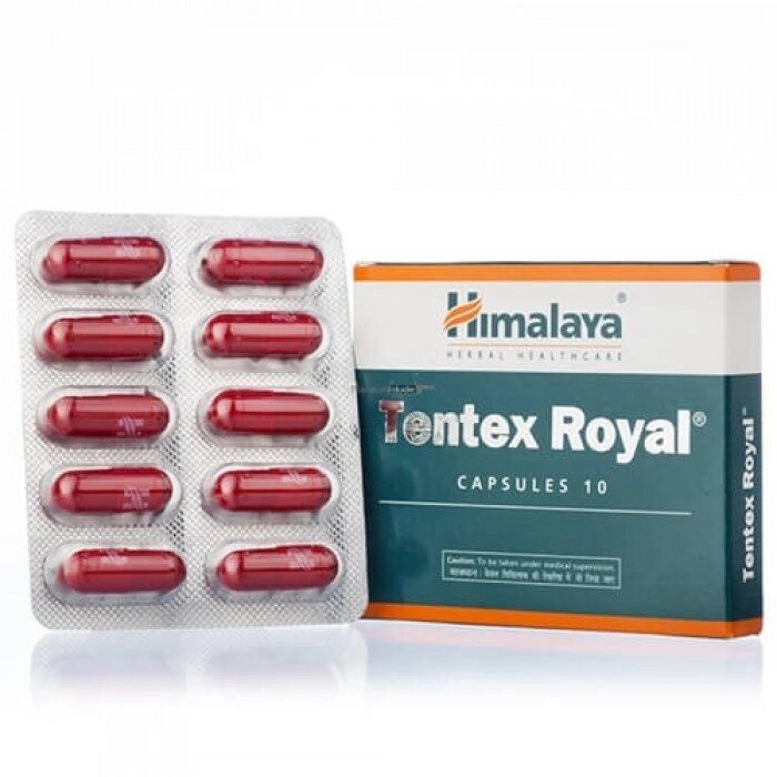 Тентекс Роял (Tentex Royal) 10капс (1 пластина), Himalaya от компании Интернет-магазин ayurvedic by - фото 1