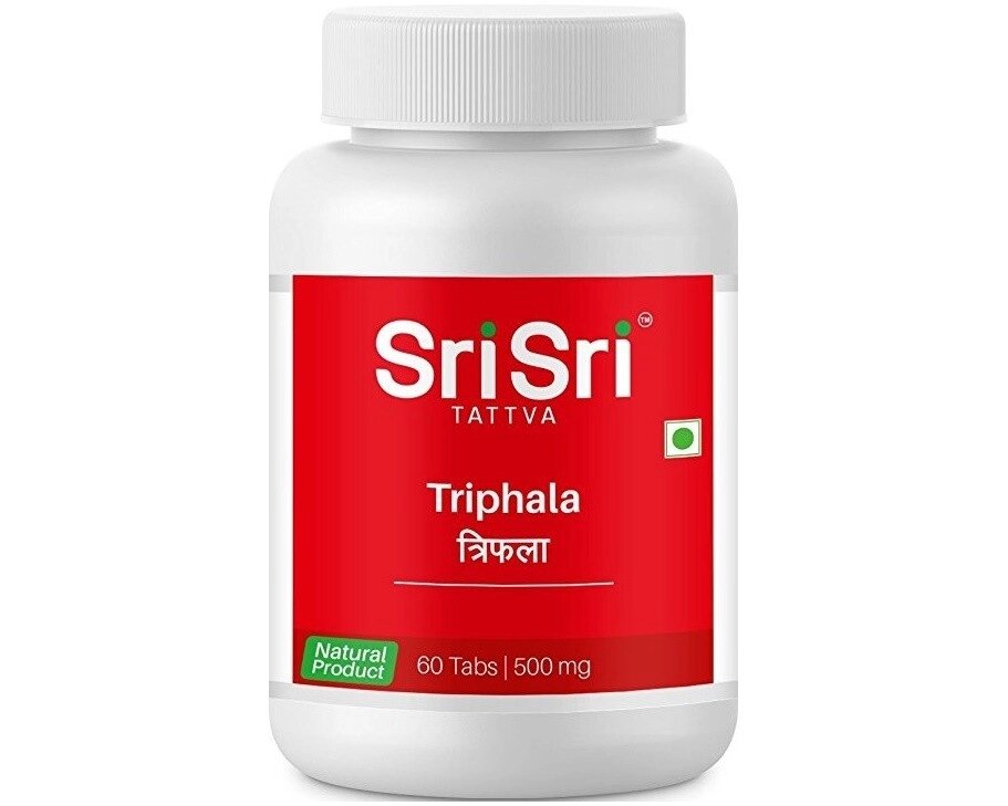 Трифала Шри Шри Таттва (очищение и омоложение организма) Triphala Sri Sri Tattva 60 табл. от компании Интернет-магазин ayurvedic by - фото 1