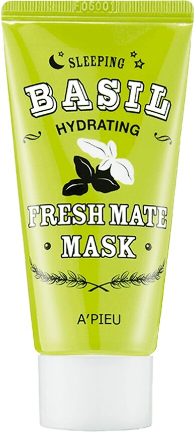 Увлажняющая ночная маска для лица A'PIEU Fresh Mate Basil Mask (Hydrating) 50мл от компании Интернет-магазин ayurvedic by - фото 1