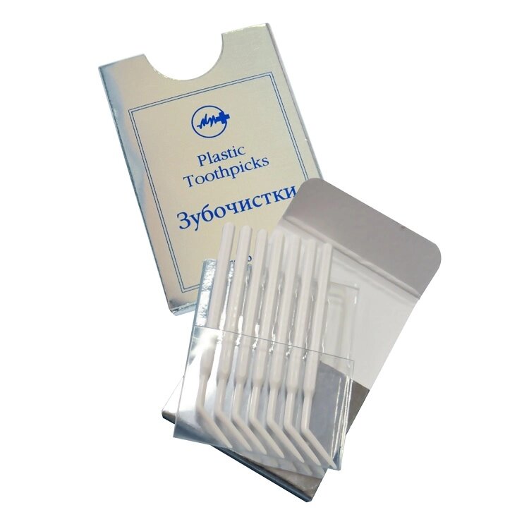 Набор зубочисток Plastic Toothpicks, 7 шт от компании Интернет-магазин "Польза" - фото 1