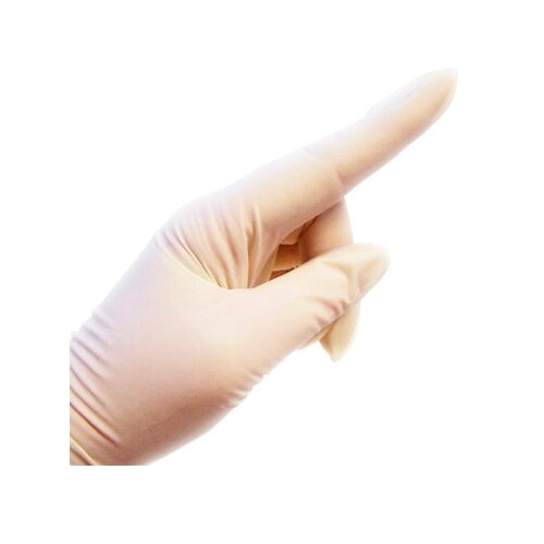 Перчатки смотровые латексные Avanti Medical нестерильные, опудренные Размер: L, от компании Интернет-магазин "Польза" - фото 1