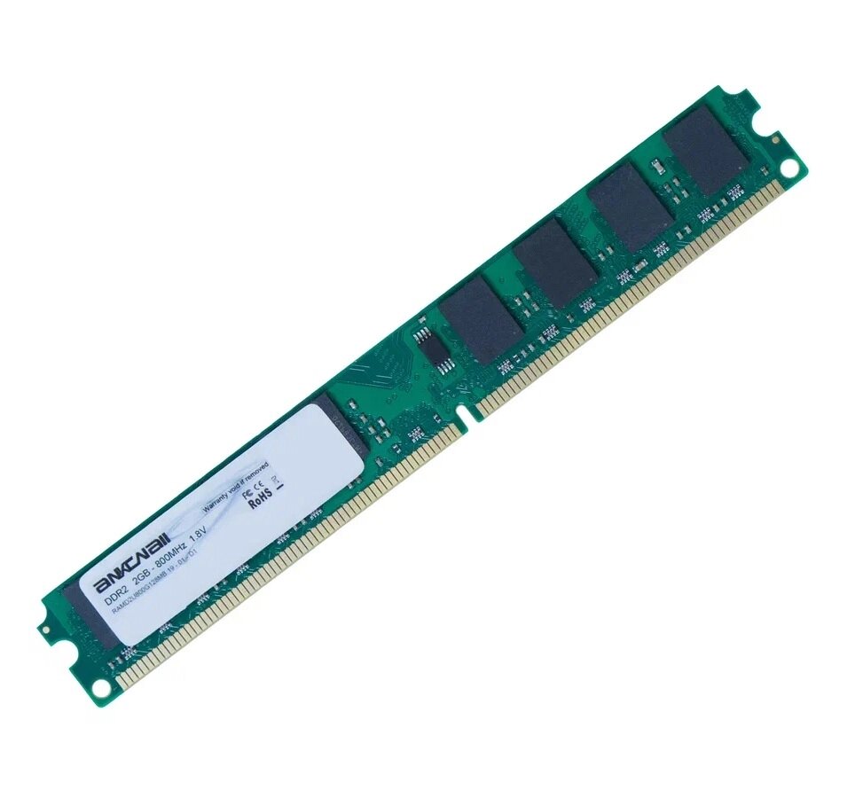Оперативная память Ankowall DDR2 2ГБ 800 MHz PC2-6400 от компании TGT - все для ремонта ноутбука, телефона - фото 1