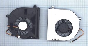 Вентилятор (кулер) для ноутбука Toshiba Satellite C665, C650, C660, L650, L655, VER-1 с крышкой, 4-pin