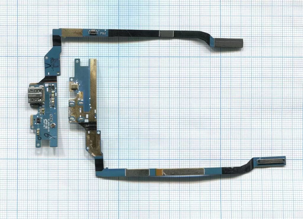 Разъем зарядки для телефона Samsung i9505 c микрофоном от компании TGT - все для ремонта ноутбука, телефона - фото 1