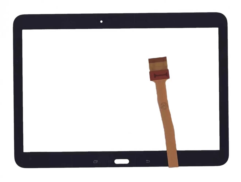 Сенсорное стекло (тачскрин) для Samsung Galaxy Tab 4 10.1 SM-T530, черное от компании TGT - все для ремонта ноутбука, телефона - фото 1