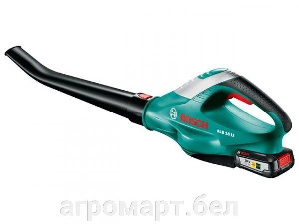 Аккум. воздуходувка BOSCH ALB 18 LI (18.0 В, 1 акк., 2,5 А/ч, Li-Ion, 120 м3/ч, 58 м/с, вес 1.8 кг) от компании ООО «Агромарт» - фото 1