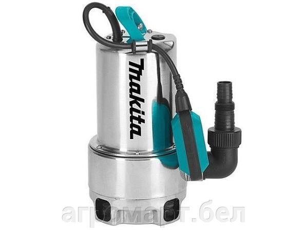 Дренажный насос для грязной воды MAKITA PF 0610 (550 Вт, 10800 л/ч, до 5 м, стальн. корпус) от компании ООО «Агромарт» - фото 1