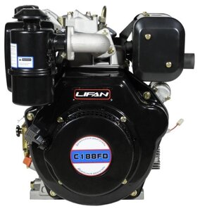Двигатель Lifan Diesel 188FD D25 6A шлицевой вал for 1300D