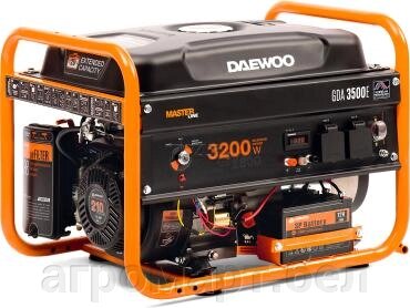 Генератор бензиновый DAEWOO POWER GDA 3500E от компании ООО «Агромарт» - фото 1