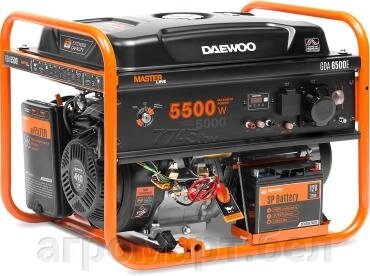 Генератор бензиновый DAEWOO POWER GDA 6500E от компании ООО «Агромарт» - фото 1