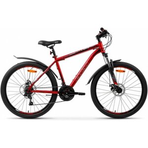 Горный велосипед (хардтейл) Велосипед AIST Quest Disс 26 18 красно-черный 2022