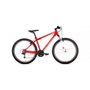 Горный велосипед (хардтейл) Велосипед FORWARD APACHE 27,5 1.0 алюм. (27,5" 21ск рост 19) красный / белый /RBKW0M67Q022