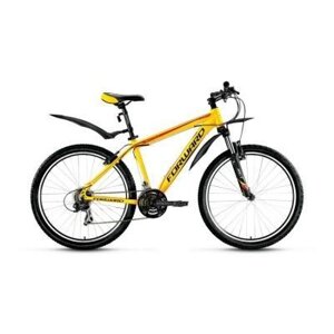 Горный велосипед (хардтейл) Велосипед FORWARD NEXT 26 1.0 21 ск. рост 21"2019-2020, желтый