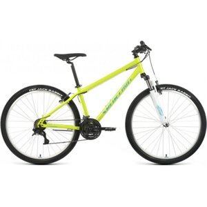 Горный велосипед (хардтейл) Велосипед FORWARD SPORTING 27,5 1.2, 2022,21 ск. р-р 17"зеленый/бирюзовый, RBK22FW27834