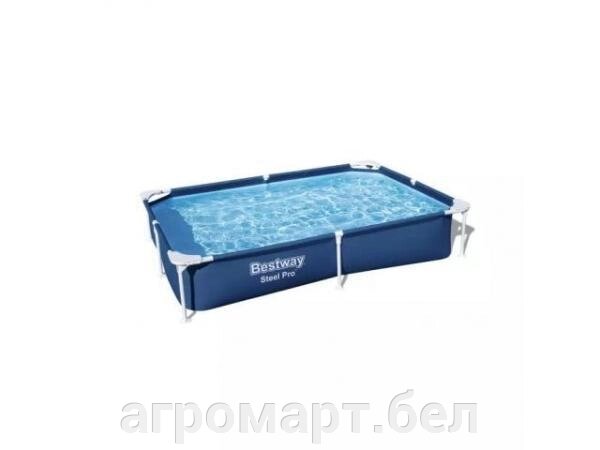 Каркасный бассейн Steel Pro, 221 х 150 х 43 см, BESTWAY от компании ООО «Агромарт» - фото 1