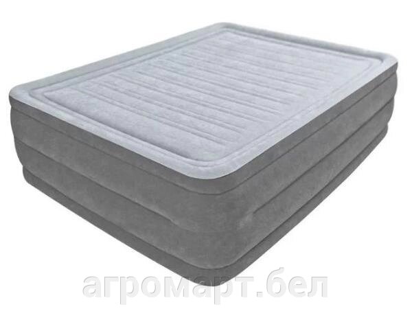 Надувная кровать Queen Comfort-Plush (Квин Комфорт-Плаш), 152х203х56 см, встр. электрич. насос, INTEX от компании ООО «Агромарт» - фото 1