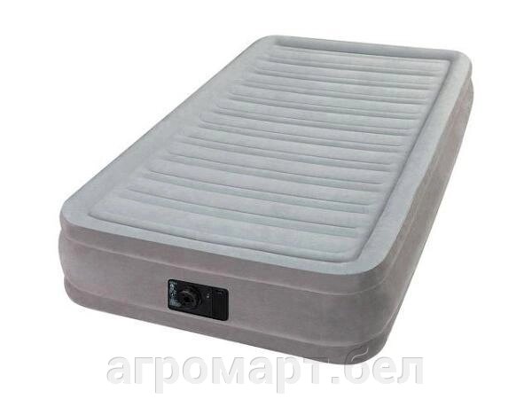 Надувная кровать Twin Comfort-Plush (Твин Комфорт-Плаш), 99х191х33 см, встр. электрич. насос, INTEX от компании ООО «Агромарт» - фото 1