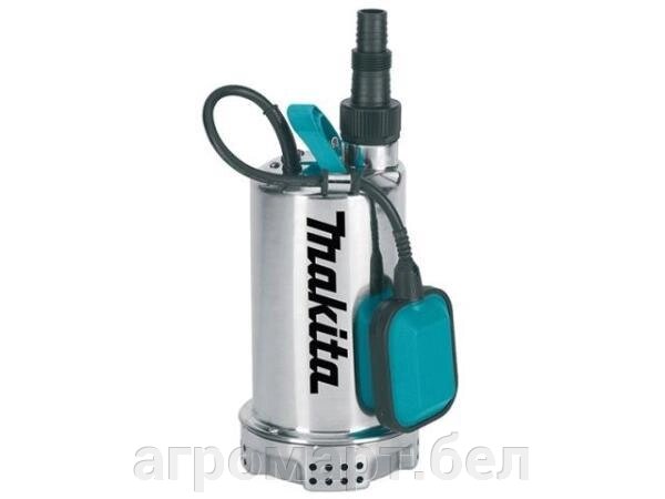 Насос дренажный для чистой воды MAKITA PF 1100 (1100 Вт, 15000 л/ч, до 5 м, стальн. корпус) от компании ООО «Агромарт» - фото 1