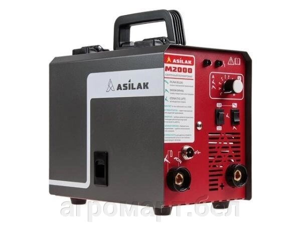 Полуавтомат сварочный ASILAK M2000 (230В, 20-180 А, 80В, FLUX/MMA/TIG LIFT, байонетный разъем, без подкл. газа) от компании ООО «Агромарт» - фото 1