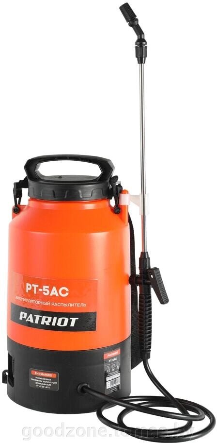 Аккумуляторный опрыскиватель Patriot PT-5AC от компании Интернет-магазин «Goodzone. by» - фото 1
