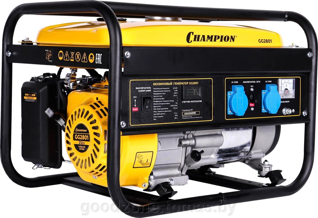 Бензиновый генератор Champion GG2801 от компании Интернет-магазин «Goodzone. by» - фото 1