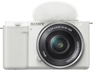 Беззеркальный фотоаппарат Sony ZV-E10L Kit 16-50mm (белый)