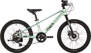 Детский велосипед Novatrack 20 Tiger 20MHD. TIGER. GN4 (светло-зеленый)