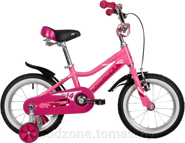 Детский велосипед Novatrack Novara 14 2022 145ANOVARA. PN22 (розовый) от компании Интернет-магазин «Goodzone. by» - фото 1
