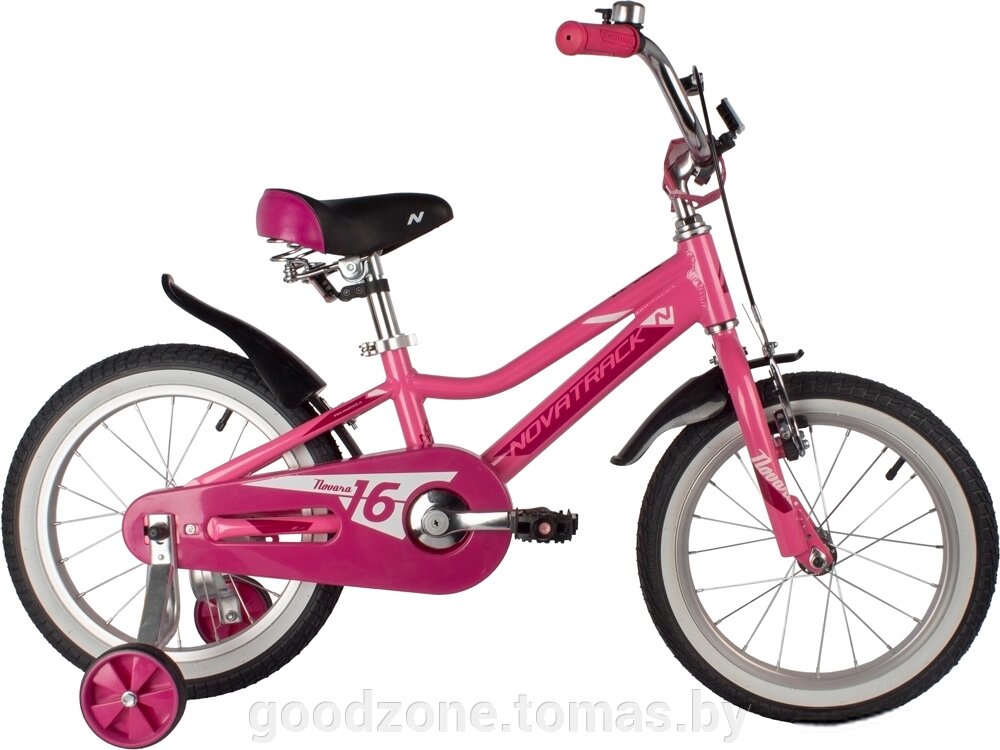 Детский велосипед Novatrack Novara 16 2022 165ANOVARA. PN22 (розовый) от компании Интернет-магазин «Goodzone. by» - фото 1