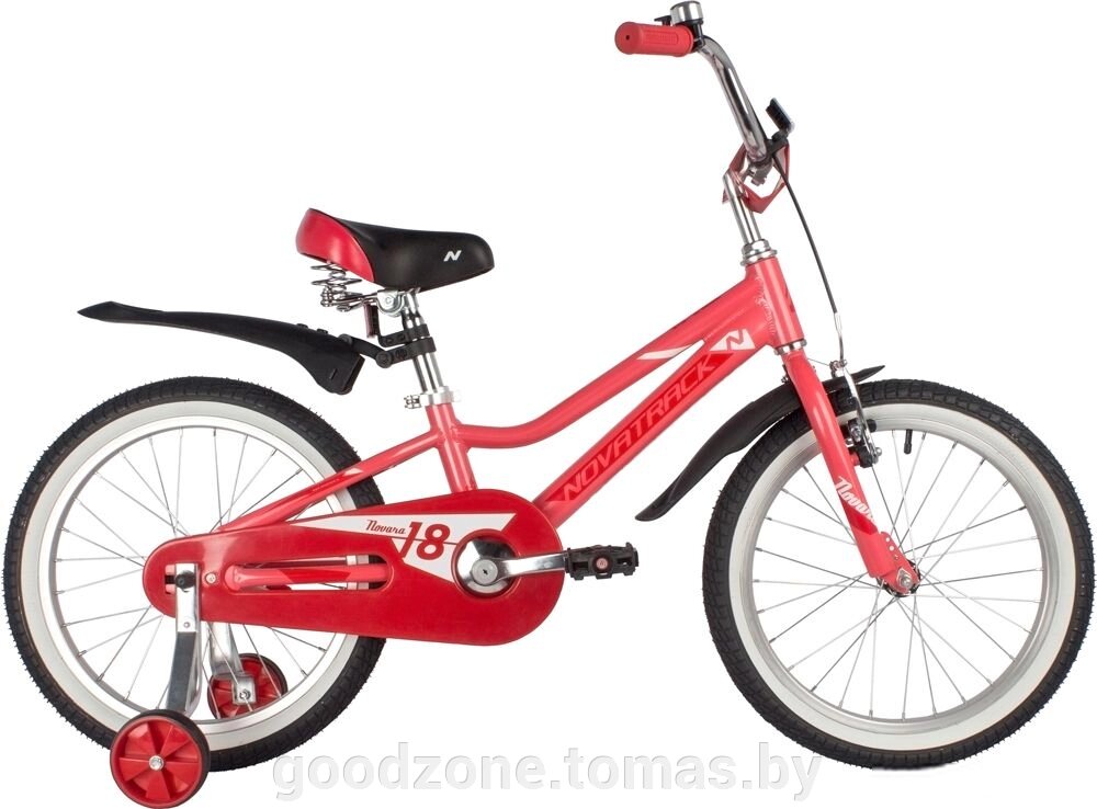 Детский велосипед Novatrack Novara 18 2022 185ANOVARA. CRL22 (красный) от компании Интернет-магазин «Goodzone. by» - фото 1