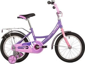 Детский велосипед Novatrack Vector 16 2022 163VECTOR. LC22 (фиолетовый)